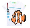 齐齐蛙半袖夏装儿童男女童卡通甜心鸭子圆领纯棉立体短袖T恤0369