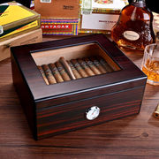 茄皇(cigarking)雪茄盒古巴醇香雪松木保湿盒便携式雪茄烟具烟