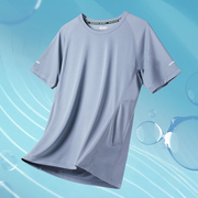 运动冰丝T恤速干衣男短袖夏季宽松训练衣服跑步套装薄款透气半袖