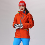 RUNNING RIVER奔流女式防水透气纯色双板专业款滑雪服上衣N7450N