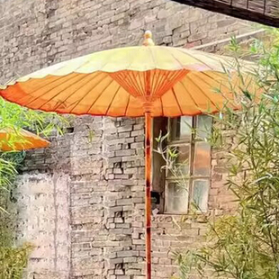 油纸伞防雨防晒中式古风户外庭院特大野立实用梦华录围炉煮茶伞