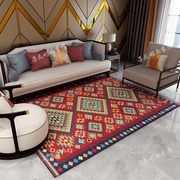 波斯民族风客厅茶几地毯欧式古典家用地毯卧室床边加厚可水洗地毯