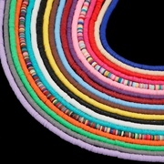 3mm软陶薄片珠子米珠手串，隔片垫片散珠diy手工制作手链饰品材料