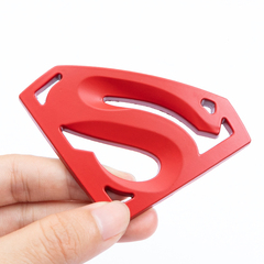 个性金属超人标志3d立体改装s车标