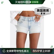 Aeropostale 低腰牛仔中长短裤 - 浅色水洗 美国奥莱直发