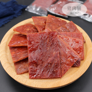 靖江特产猪肉脯独立小包装400g肉铺小吃猪肉干网红休闲零食大
