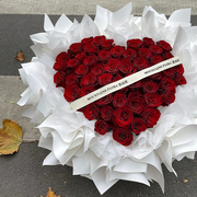 99朵红玫瑰花束送女友北京上海杭州深圳广州生日鲜花速递同城配送