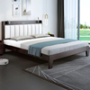 实木床美式1.8米双人床主卧欧式婚床软包1.5米现代简约单人储物床
