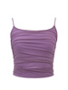 紫色小吊带背心女夏性感外穿内搭网纱针织打底衫网红无袖上衣