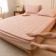 A类抗菌纯棉夹棉床笠单件加厚防滑全包床垫套保护罩全棉防尘床罩