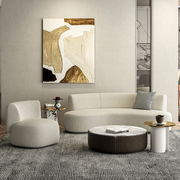 科技布沙发轻奢家用客厅极简小户型北欧简约现代异形布艺沙发组合