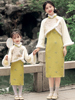 女童旗袍冬天加厚母女装长袖小女孩中国风日常大童过年拜年服套装