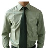 免烫长短袖休闲浅绿色内衬衣男女式长袖浅绿色内衬衣衬衫速干修身