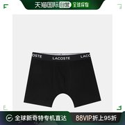 韩国直邮Lacoste 运动中长裤／短裤 LACOSTE/男/棉/黑/6H3420/51/