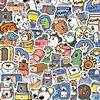 原创100张动物旅社贴纸卡通可爱ipad笔记本ins风电脑行李箱贴画防水手机壳