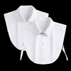 纯棉白色衬衫领假领子，四季百搭职业装衬衣领，办公室女士通勤内搭领