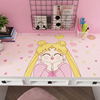 美少女战士桌布 水冰月卧室ins女孩粉色皮革写字台学习电脑书桌垫