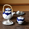 日本进口有田烧白山陶器森正洋茶壶提梁壶，陶瓷盖碗茶煎茶杯旋梅