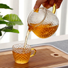 日式耐高温玻璃茶壶单壶加厚耐热锤纹泡茶壶花茶壶茶杯家用茶具