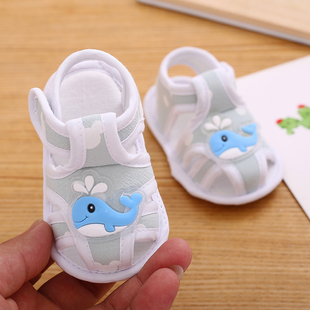 0-1岁婴儿鞋宝宝软底，学步鞋夏季男女宝宝，布鞋防滑透气凉鞋步前鞋