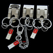金属不锈钢钥匙扣，男腰挂穿皮带钥匙扣汽车钥匙链，创意钥匙链圈