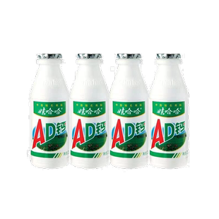 娃哈哈ad钙奶小瓶装含乳饮料，220g*8瓶原味-y