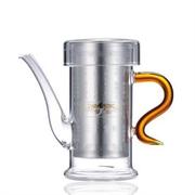 创虹红茶茶具玻璃茶具过滤w隔耐热不锈钢内胆冲茶器泡茶壶红茶杯