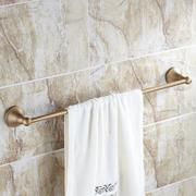 全铜仿古毛巾杆/欧式毛巾挂加长卫生间欧式单杆毛巾架浴室挂件