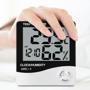 数显温度计室内家用电子温湿度计壁挂式婴儿房温湿表高精准HTC-1