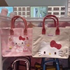 三丽鸥hellokitty50周年手提包，名创优品，miniso凯蒂猫女购物袋子