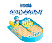 日本正版epoch机器猫哆啦a梦保龄球弹珠，亲子派对桌游玩具