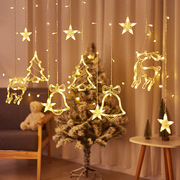 圣诞节装饰品星星灯圣诞树，灯led彩灯，闪灯串灯满天星房间场景布置