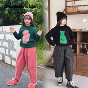 MoobooKids_内搭外穿都好的打底毛衣(绿色，黑色)8岁女小学生秋季