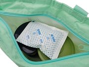 绿色圆点饭盒袋 饭盒包 保冷便当包带冰袋 防水轻便饭盒兜