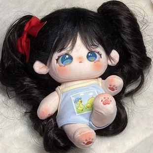 秋天棉花娃娃20cm无属性毛绒公仔人形玩偶娃衣套装送同学女生礼物