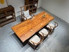 实木大板胡桃木实木大板桌，进口花梨木大板，茶桌无贴皮无拼接