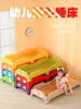 幼儿园床专用午睡床加厚儿童塑料床宝宝午休床婴儿注塑一体单人床