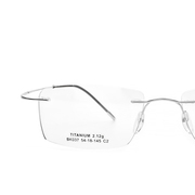 超轻2.2克上海配眼镜近视镜，实体店纯钛经典，无框眼镜架男女防蓝光