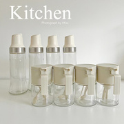 调料盒家用厨房定量密封防潮调料罐装盐，味精玻璃调味瓶罐组合套装