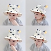 宝宝帽子夏季薄款婴儿男童盆帽女童遮阳帽儿童防晒帽新生儿渔夫帽