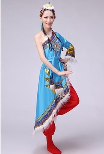 女装少数民族服装蒙古服装舞台演出服装藏族舞蹈服饰藏族水袖