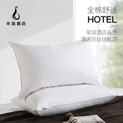 宾馆专用枕芯全棉柔软成人单人颈椎保健枕芯5五星级酒店枕头