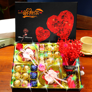 德芙巧克力糖果白色情人节，礼盒女生日礼物，送老婆情侣浪漫实用