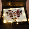 生日礼物女送女i友男生朋友，的情侣相框，diy圣诞节照片定制周年纪念