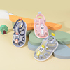 巴托童鞋夏款网布软底(布，软底)防滑透气学步叫叫鞋1-2岁男女宝宝凉鞋b6368