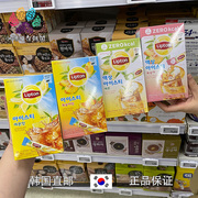韩国直邮lipton立顿茶水蜜桃，柠檬冰红茶速溶液体浓缩冲泡0卡路里