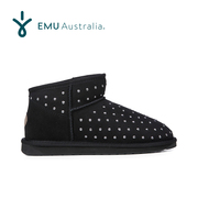 EMU Australia澳洲雪地靴女士羊皮靴女款平底鞋纯羊毛W12923