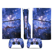 PS5 Slim全身贴纸 星空款 中性款 炫彩贴膜 卡通贴纸 痛贴 光驱
