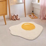 RUID瑞达家居 圆形防滑丝毛地毯电脑椅脚垫粉红少女房间床边地垫