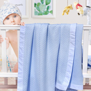 宝宝盖毯婴儿夏凉毯夏季空调被子竹纤维薄款透气冰丝毯儿童小毛毯